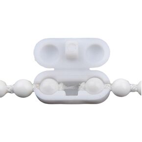 30Pcs White Ball Chain Connectors for Hunter Douglas Blinds Parts，Ball and Bead Chains