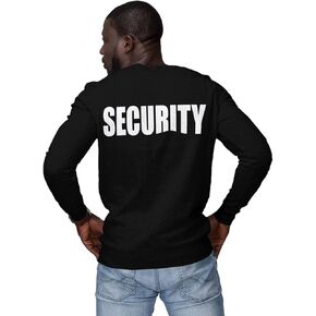 Security Event Safety Guard Front and Back Print Premium Men's Sweatshirts in Saudi Arabia