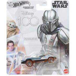 Hot Wheels Character Cars Vehículo de Juguete Mandalorian a Escala 1:64 para niños de 3 años en adelante