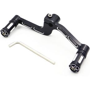 Motorcycle Shift Lever Shift Peg for Harley Sportster XL883 XL 883 1200 2004-2017 Mid-Controls Shifter Levers (Black)