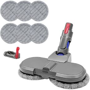 Vacuum Cleaner Attachment, Electric Mop Head for Dyson V7/V8/V10/V11, Wet & Dry, Hardwood Floor