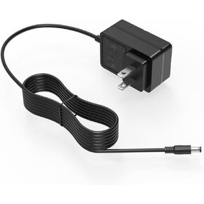AC Charger Fit for Zoker A10 PRO, Zokerlife A11, Fykee P11 K-21B Pro, Ganiza V20 V25 Cordless Vacuum Cleaner 22.2V Battery Power Adapter Cord