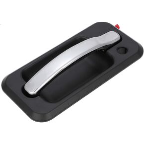 OCPTY Door Handle Exterior Front Driver Left Side Replacement Fit 2003-2009 for Hummer H2 Outside Door Handle Balck/Chrome (1pcs)