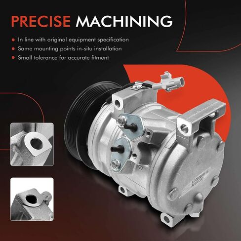 A-Premium Air Conditioner AC Compressor with Clutch Compatible with Scion tC 2.4L 2007-2010 Coupe in Saudi Arabia