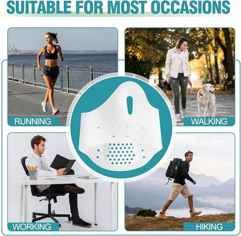 Metatarsal Pads (1 Pair), Soft & Durable Ball of Foot Cushions for Men & Women, Gel Toe Separator Spacers, Idea Foot Pads for Mortons Neuroma, Blisters, Callus, Metatarsal Pain Relief - White in Kuwait