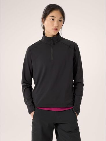 Arc'teryx Kyanite Lightweight Zip Neck Women's | Light Comfortable Performance Stretch Fleece Pullover in Saudi Arabia