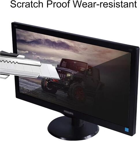 Computer Privacy Screen Filter for 24 Inch 16:9 Widescreen Monitor Anti Glare Blue Light Computer Monitor Privacy Filter Anti Spy Screen Protector Film (24" Diagonal 16:9 1 Pack) in Saudi Arabia