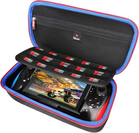 Mchoi Hard Case Suitable for Gammeefy Switch Controller for Switch/OLED One-Piece Joypad Controller Replacement, Shockproof Joypad Controller Carrying Protective Case, Case Only in Saudi Arabia
