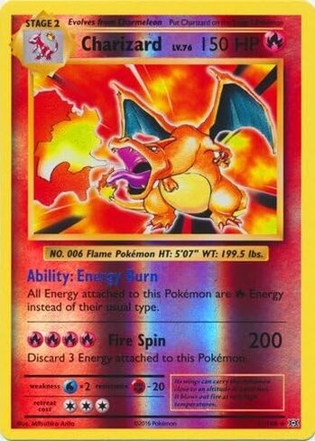 Pokemon - Charizard (11/108) - XY Evolutions - Reverse Holo in Saudi Arabia