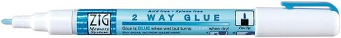 Zig Memory System Two Way Glue Pen Bulk, Fine Tip, Pack of 12 in Kuwait