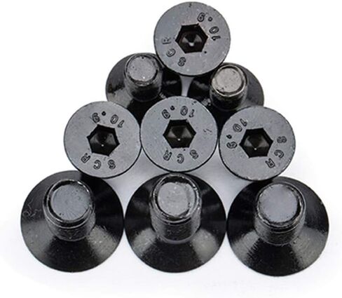 FullerKreg M4-0.7 x 8mm DIN 7991 Hex Drive Class 10.9 Black Oxide Finish Alloy Steel Flat Socket Cap Screw (Pkg of 100) in Saudi Arabia