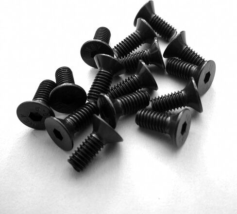 FullerKreg M4-0.7 x 8mm DIN 7991 Hex Drive Class 10.9 Black Oxide Finish Alloy Steel Flat Socket Cap Screw (Pkg of 100) in Saudi Arabia