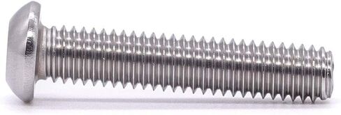 100 PCS Button Head Socket Head Cap Screws Bolts Assortment Kit, 1/4-20 UNC x 3/8", 1/2", 5/8", 3/4", 1", 18-8 Stainless Steel 304, Allen Hex Drive in Saudi Arabia