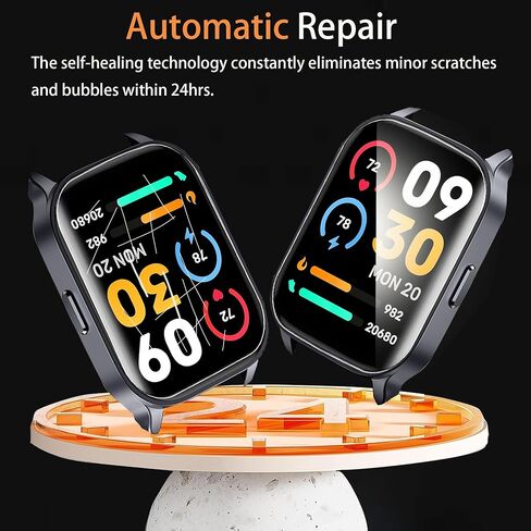Screen Protector, 6 Pack TPU Clear Film Compatible for Boquaw P90 1.85 Inches Smart Watch in Saudi Arabia