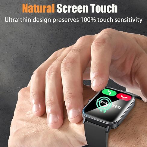 Screen Protector, 6 Pack TPU Clear Film Compatible for Boquaw P90 1.85 Inches Smart Watch in Saudi Arabia