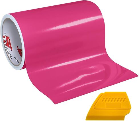 VViViD ORACAL 651 12x 15ft Gloss Vinyl Choose Color Solvent-Based Adhesive-Backed Calendared Wrap Decals w/Yellow Multi-Purpose Squeegee (Lime Tree Green) in Saudi Arabia
