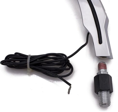 Motorcycle Rearview Mirror With Sequential Integrated Arrow LED Turn Signal Light Side Mirrors for Harley-Davidson Bobber Cruiser Custom in Saudi Arabia