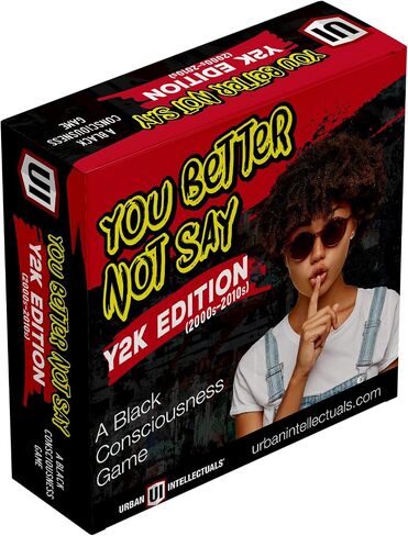 Urban Intellectuals Black History Trivia Cards - You Better Not Say 00s-10s Edition Family Pop Culture Games - Guess Who Music Party Game Nights in Saudi Arabia