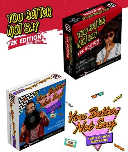 Urban Intellectuals Black History Trivia Cards - You Better Not Say 00s-10s Edition Family Pop Culture Games - Guess Who Music Party Game Nights in Saudi Arabia