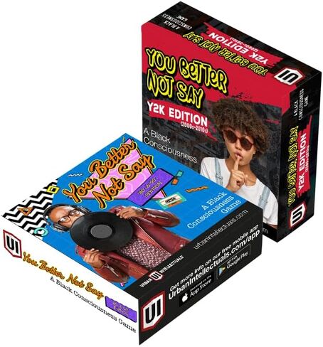 Urban Intellectuals Black History Trivia Cards - You Better Not Say 00s-10s Edition Family Pop Culture Games - Guess Who Music Party Game Nights in Saudi Arabia