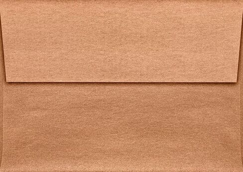 LUXPaper 4Bar A1 Invitation Envelopes | Peel & Press | 3 5/8" x 5 1/8" | Copper Metallic | 80lb. Text | 50 Qty in Saudi Arabia