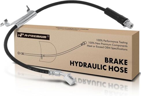 A-Premium Front Passenger Brake Hydraulic Hose Compatible with Cadillac Models - CTS 2012 2013 3.0L 3.6L AWD in Saudi Arabia