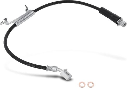 A-Premium Front Passenger Brake Hydraulic Hose Compatible with Cadillac Models - CTS 2012 2013 3.0L 3.6L AWD in Saudi Arabia