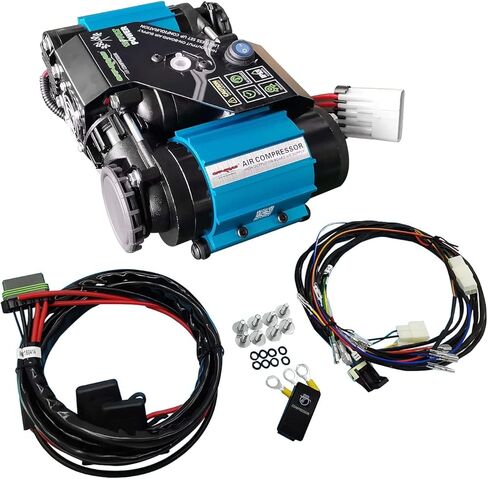 ضاغط هواء مزدوج CKMTA12 12 فولت عالي الإخراج عالمي على اللوحة التوأم لتضخيم الإطارات in Kuwait