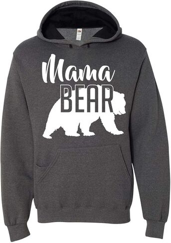 Mama Bear Hoodie Mom Women Soft Hoodie Adult Unisex Men's Women's in Kuwait