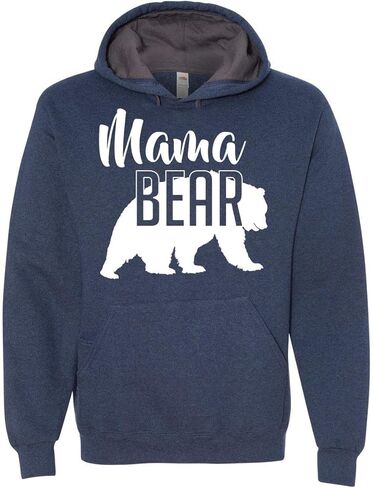 Mama Bear Hoodie Mom Women Soft Hoodie Adult Unisex Men's Women's in Kuwait