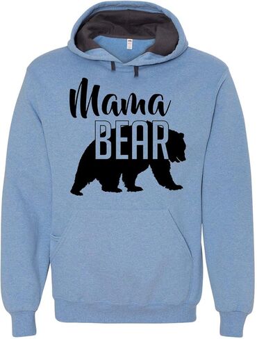 Mama Bear Hoodie Mom Women Soft Hoodie Adult Unisex Men's Women's in Kuwait