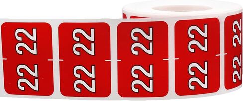 2022 Year Barkley Compatible Filing Medical Healthcare Labels 1 x 1.5 Inch 500 Total Stickers in Saudi Arabia