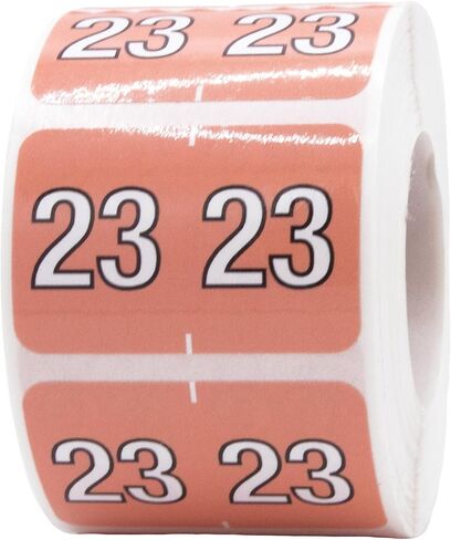 2022 Year Barkley Compatible Filing Medical Healthcare Labels 1 x 1.5 Inch 500 Total Stickers in Saudi Arabia