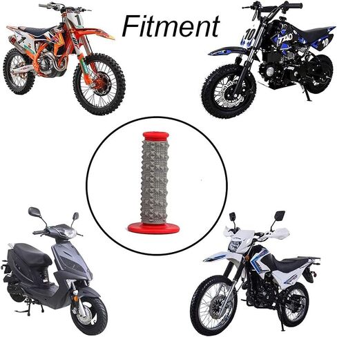 7/8" Motorcycle Handlebar Grips for Dirt Pit Bike ATV UTV in Saudi Arabia