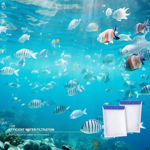 16 Pack Large Filter Cartridges Compatible with Tetra Whisper Bio-Bag Filters, Replacement Filter Cartridge for TetraFauna ReptoFilter, Tetra Whisper 20i,40i/IQ20,30,45,60/PF20,30,40,60 Filters in Saudi Arabia