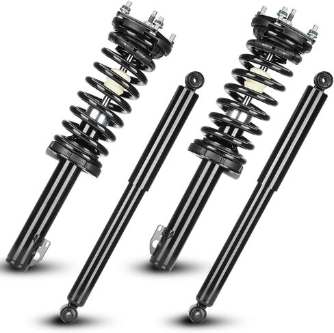 Front+Rear Complete Struts Shock Absorbers Spring Assembly Fit for Jeep Grand Cherokee 2005 2006 2007 2008 2009 2010, 171377L 171377R 4911278 (Set of 4) in Saudi Arabia