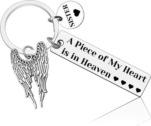 Sympathy Keychain for Loss of Mother Dad Son Brother Grandpa Memorial Keychain Bereavement Condolence Remembrance Gift in Kuwait