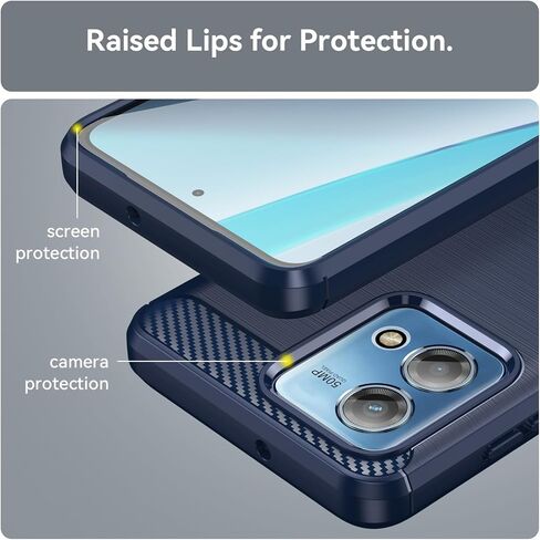 حافظة هاتف Osophter لهاتف Moto G Stylus 2023: مع قطعتين واقي شاشة مرن ممتص للصدمات من مطاط TPU لهاتف Motorola G Stylus 2023 4G (أسود) in Kuwait