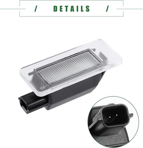 Motoforti LED License Plate Lights, Rear Tag Light Kit Assembly, for Nissan Altima 2019-2022, ABS, 26510-8990E, White Light, 2 Pcs in Saudi Arabia
