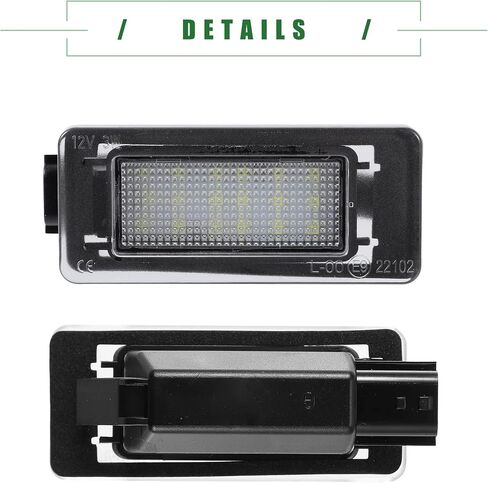 Motoforti LED License Plate Lights, Rear Tag Light Kit Assembly, for Nissan Altima 2019-2022, ABS, 26510-8990E, White Light, 2 Pcs in Saudi Arabia