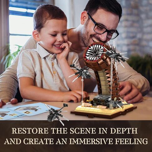 Sandworm Monster Building Blocks for Adults, Equipped with Suspended Ornithopter Building Set for Boy 8-12, Classic Movie Construction Building Blocks Toy for Movie Fans, 1688Pcs in Saudi Arabia