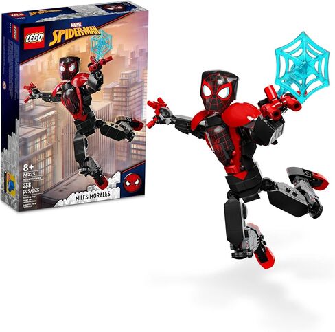 LEGO Marvel Miles Morales Figure Set, 76225 Fully Articulated Spider-Man Action Toy, Super Hero Movie Collectible, Birthday Gift Idea for Kids in Saudi Arabia