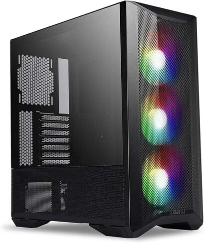 LIAN LI LANCOOL II MESH RGB أسود LAN2MRX حافظة ATX من الزجاج المقسى - لون أسود - LANCOOL II MESH RGB - LAN2MRX in Kuwait