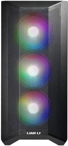 LIAN LI LANCOOL II MESH RGB أسود LAN2MRX حافظة ATX من الزجاج المقسى - لون أسود - LANCOOL II MESH RGB - LAN2MRX in Kuwait