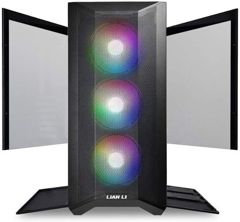 LIAN LI LANCOOL II MESH RGB أسود LAN2MRX حافظة ATX من الزجاج المقسى - لون أسود - LANCOOL II MESH RGB - LAN2MRX in Kuwait