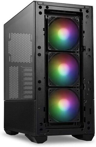 LIAN LI LANCOOL II MESH RGB أسود LAN2MRX حافظة ATX من الزجاج المقسى - لون أسود - LANCOOL II MESH RGB - LAN2MRX in Kuwait