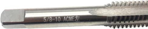 5/8-10 Trapezoidal Tap RH 3/8"-10 Handle Tap Right Hand 5/8-10 Thread Tap LH Left Hand Single Start 3/8-10 Handle Tool Machine HSS 5/8"-10 Tap 3/8-10 Tap LH with 4 Flutes (5/8-10 Tap Right Hand) in Kuwait