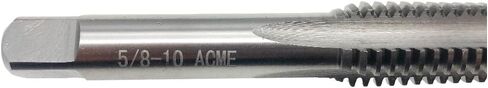 5/8-10 Trapezoidal Tap RH 3/8"-10 Handle Tap Right Hand 5/8-10 Thread Tap LH Left Hand Single Start 3/8-10 Handle Tool Machine HSS 5/8"-10 Tap 3/8-10 Tap LH with 4 Flutes (5/8-10 Tap Right Hand) in Kuwait