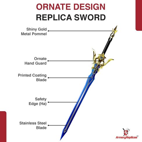 Armory Replicas™ - Legendary Swords and Polearms from Genshin Impact - Replica Collection with Stunning Detailing and Precise Craftsmanship in Saudi Arabia