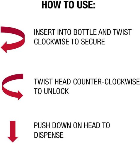 مضخة توزيع ماتريكس العالمية | مضخة زجاجة الشامبو والبلسم | يناسب الزجاجات سعة 1 لتر (33.8 أونصة) | أسود in Kuwait